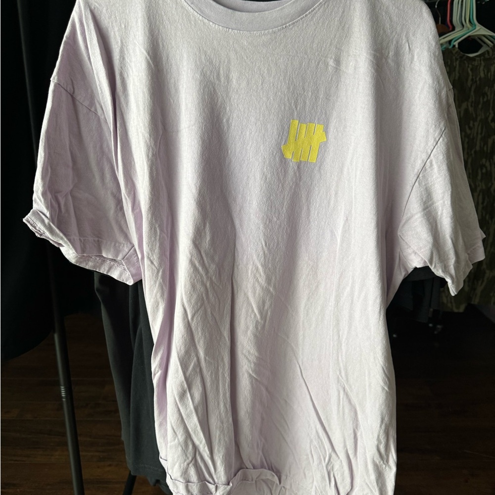 Undefeated Purple and Yellow Short Sleeve Tee